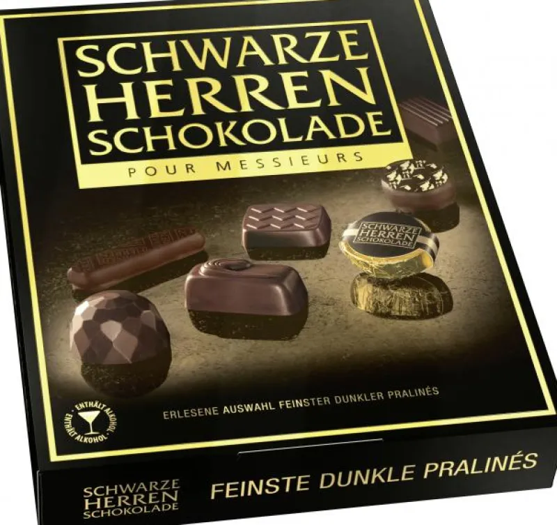 Gebäck & Schokolade|Bünting Tee Sarotti Schwarze Herren Schokolade Pralinés124 g